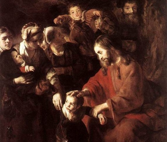 Jesus blesses children