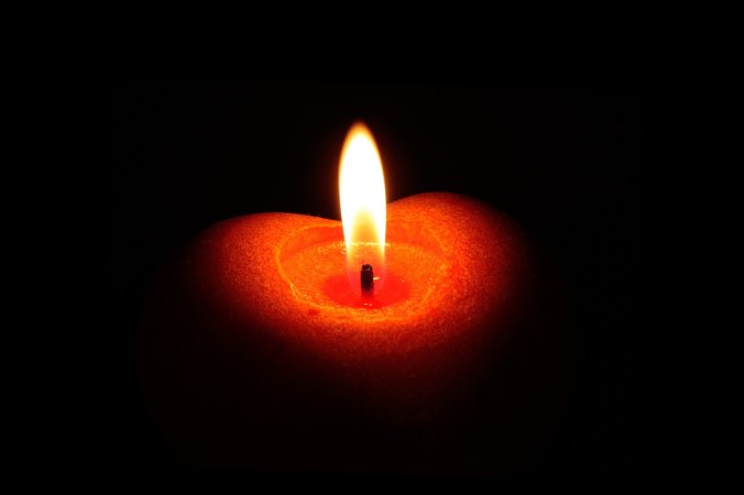 heart candle