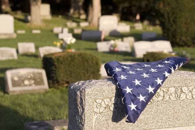 grave flag